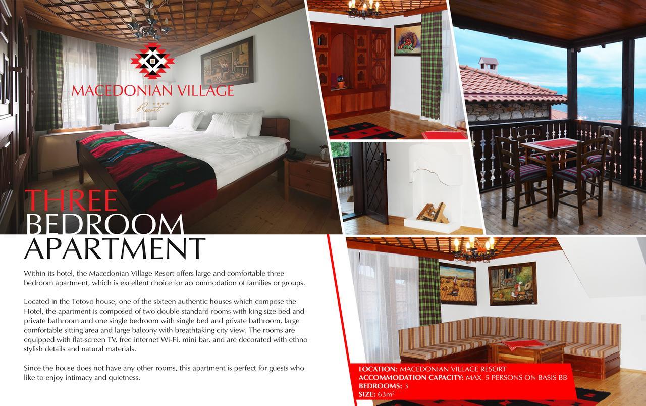 Macedonian Village Hotel & Resort Skopje Esterno foto